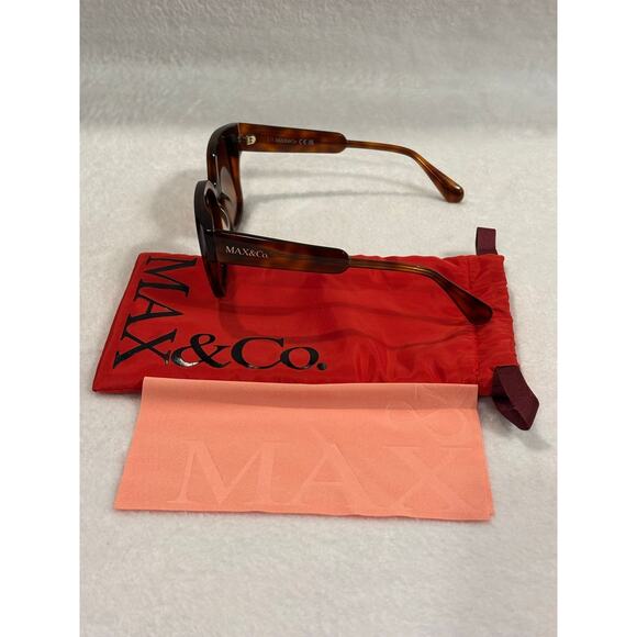Brand New Max & Co Sunglasses - Tortoise Shell MO0075 52F Size 55-17-140*3 main image 5